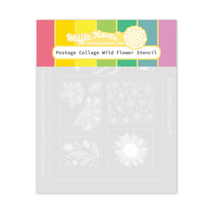 Waffle Flower Postage Wildflower Stencil (421693)