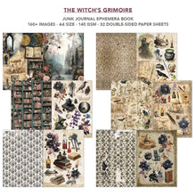 Load image into Gallery viewer, Ciao Bella The Witch's Grimoire Junk Journal &amp; Ephemera Book A4 32/Pkg (CBB029)
