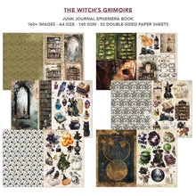 Load image into Gallery viewer, Ciao Bella The Witch's Grimoire Junk Journal &amp; Ephemera Book A4 32/Pkg (CBB029)
