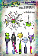 PaperArtsy Stamp Set Spider Web by Elena Zinski (ZA16)