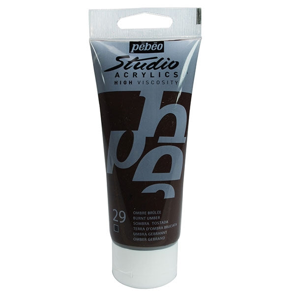 Pebeo Studio Acrylics- Burnt Umber 29 (pebeo29)