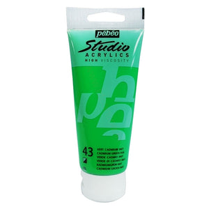 Pebeo Studio Acrylics- Cadmium Green Hue (pebeo43)