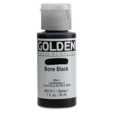 Load image into Gallery viewer, GOLDEN Fluid Acrylics Bone Black (2010-1)
