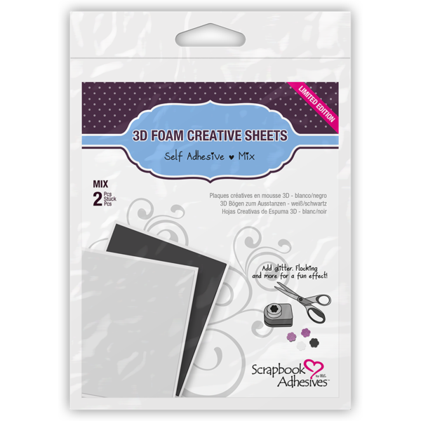 Scrapbook Adhesives by 3L 3D Foam Creative Sheets (01223)