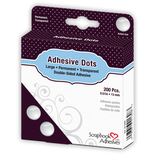 Load image into Gallery viewer, Scrapbook Adhesives Adhesive Dots Large Permanent Transparent (01308)
