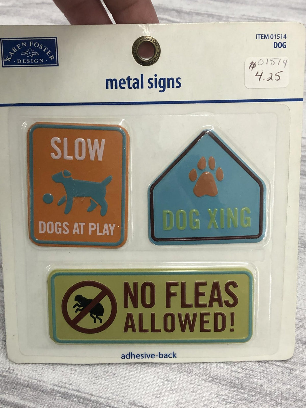 Karen Foster Design Metal Signs Dog (01514)