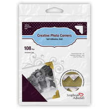 Load image into Gallery viewer, Scrapbook Adhesives Creative Photo Corners Gold (01625)

