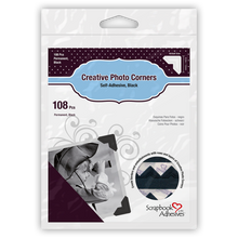 Load image into Gallery viewer, Scrapbook Adhesives Creative Photo Corners Black (01626)
