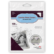 Load image into Gallery viewer, Scrapbook Adhesives Creative Photo Corners Silver (01627)
