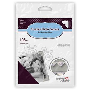 Scrapbook Adhesives Creative Photo Corners Silver (01627)