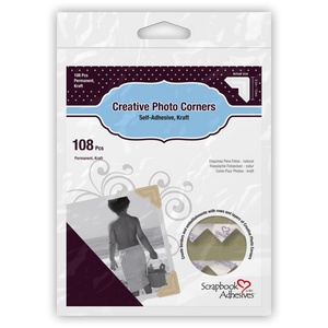 Scrapbook Adhesives Creative Photo Corners Kraft (01630)