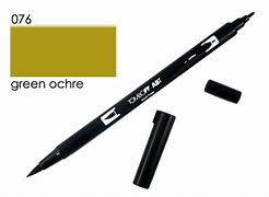 Tombow ABT Dual Brush Pens - Green Ochre (ABT-076)