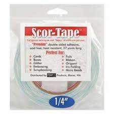 Scor-Tape 1/4" 27 Yard Roll