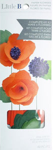 Little B Paper Flowers Kit - Poppy (100501)
