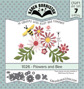Karen Burniston Dies Flowers and Bee (1026)