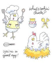 Load image into Gallery viewer, Inky Antics Clear Stamp Set -Cooking Chicks (11289SC)

