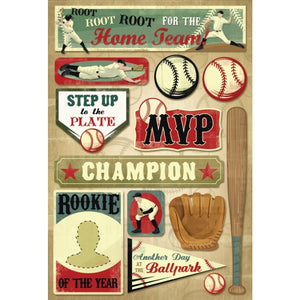 Karen Foster Designs Cardstock Stickers Root for the Home Team (11565)