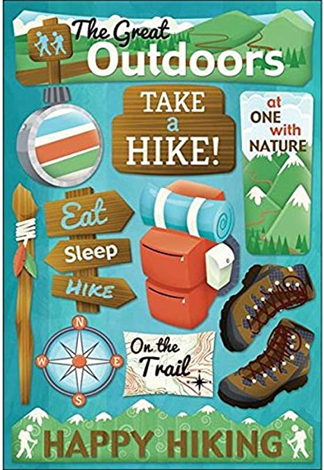 Karen Foster Designs Cardstock Stickers Take a Hike (11568)