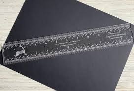 Scrapbook-n-Memories Clear Acrylic Ruler - 12"