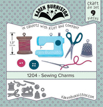 Load image into Gallery viewer, Karen Burniston Dies Sewing Charms (1204)
