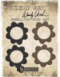 Studio 490 Wendy Vecchi Embellish Your Art Small Round Floral Accent (124-51439)