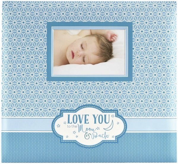 Baby - Blue - Expressions Post Bound Album 12x12 - MBI