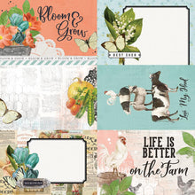 Load image into Gallery viewer, Simple Stories Simple Vintage Farmhouse Garden 12x12 Paper 4x6 Elements (15014)
