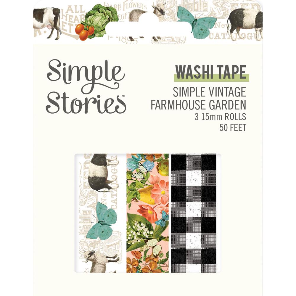 Simple Stories Simple Vintage Farmhouse Garden Washi Tape Set (15028)