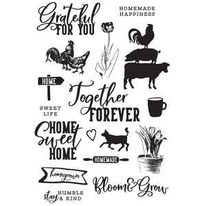 Simple Stories Simple Vintage Farmhouse Garden Photopolymer Clear Stamps (15029)
