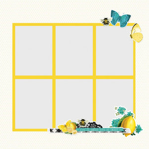 Simple Stories Simple Vintage Lemon Twist Collection Simple Pages Page Pieces Squeeze the Day (15231)