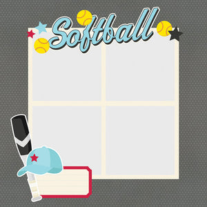 Simple Stories Simple Pages Page Pieces Softball (15941)