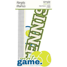 Load image into Gallery viewer, Simple Stories Simple Pages Page Pieces Tennis (15943)
