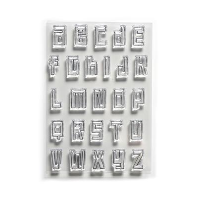 Elizabeth Craft Designs Traveler's Notebook Essentials Stamps - Block Alphabet (CS178)