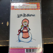 Load image into Gallery viewer, Our Craft Lounge Crafty Cling Rubber Stamps - Mrs. Frosty (CRS07)
