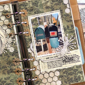 Elizabeth Craft Designs Planner Essentials Stamp Home & Nature (CS213)