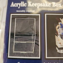 Load image into Gallery viewer, Clear Scraps Acrylic Keepsake Box (CSACBXletter)
