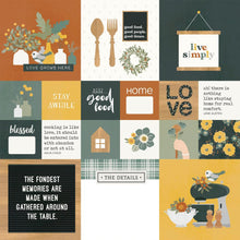 Load image into Gallery viewer, Simple Stories Hearth &amp; Home Collection 12x12 Designer Cardstock 2x2 and 4x4 Elements (16512)
