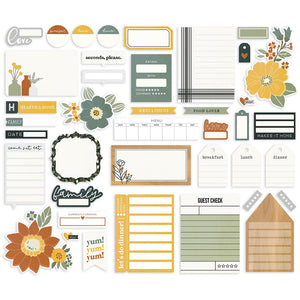 Simple Stories Hearth & Home Collection Journal Bits (16517)