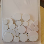 Art Blanche' Chipboard Shapes Small Circles (ABCHIPB018)