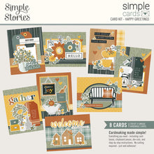 Load image into Gallery viewer, Simple Stories Hearth &amp; Home Collection Happy Greetings Card Kit (16529)
