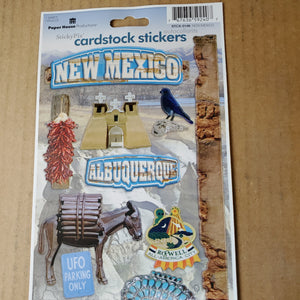 Paper House Productions Cardstock Stickers New Mexico (STCX-0149)