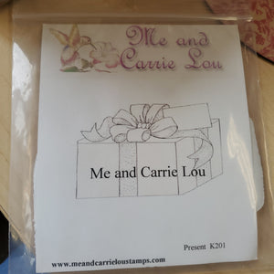 Me and Carrie Lou Stamps Present (K201)
