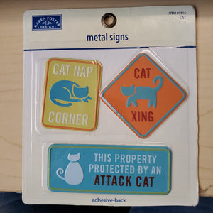 Karen Foster Design Metal Signs Cat (01515)