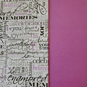 Heidi Grace Designs Forever Love Collection Sentiments 12x12 Scrapbook –  Everything Mixed Media
