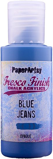 PaperArtsy Fresco Finish Chalk Acrylics Blue Jeans Opaque (FF168)