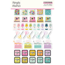 Load image into Gallery viewer, Simple Stories Let&#39;s Get Crafty Collection Sticker Book (17219)
