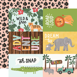 Simple Stories Into the Wild Collection 12x12 Scrapbook4x6 Elements (17613)
