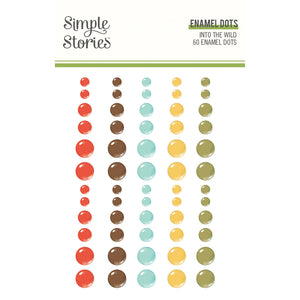 Simple Stories Into the Wild Collection Enamel Dots (17624)