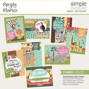 Simple Stories Simple Vintage Into the Wild Simple Cards Card Kit (17628)