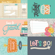 Load image into Gallery viewer, Simple Stories Let&#39;s Go Collection 12x12 Scrapbook Paper 4x6 Elements (17713)
